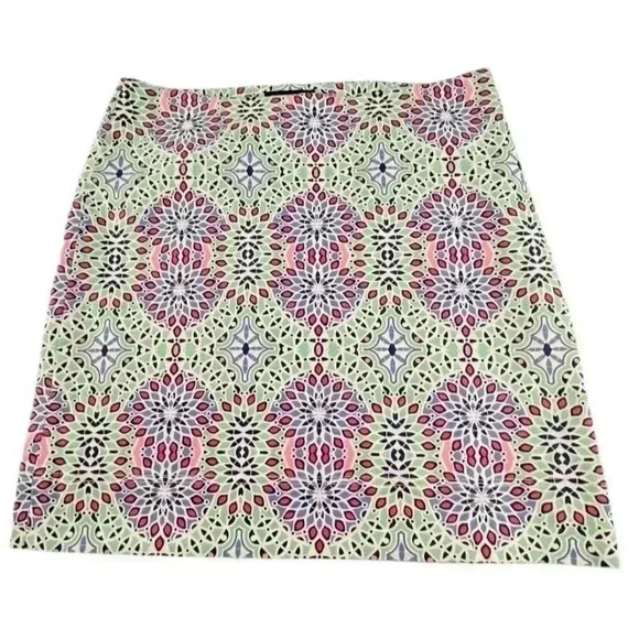 Talbots Women's Medallion Lined Pencil Skirt SIZE-10 - Picture 1 of 5